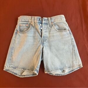 Levi’s High Rise Baggy Denim Shorts